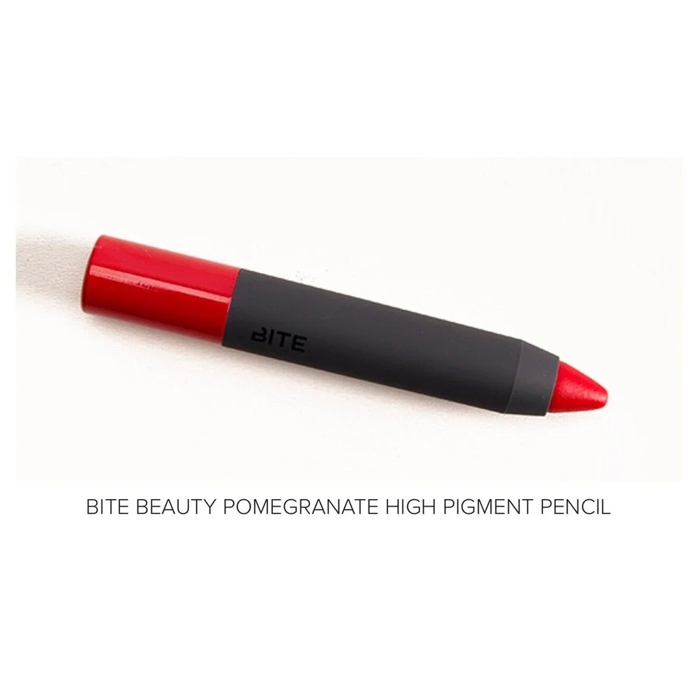 Bite Beauty Lipstick Lip Pencil Liner High Pigment Red Pomegranate + Resveratrol